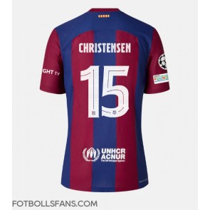 Barcelona Andreas Christensen #15 Replika Hemmatröja 2023-24 Kortärmad